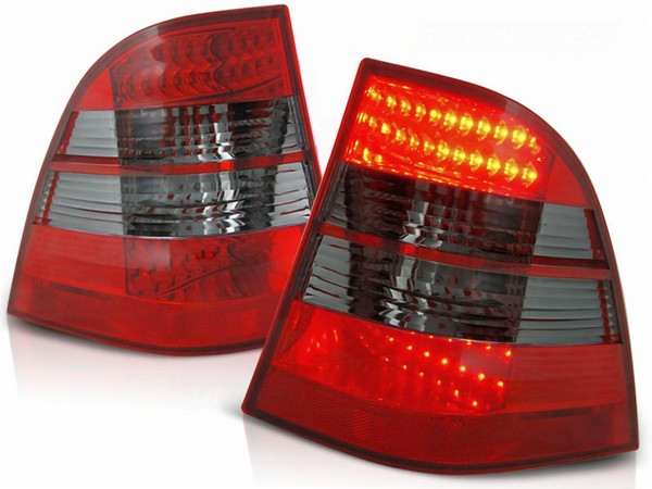 LED RüCkleuchten Set FüR Mercedes ML W163 (1998–2005) 🚗 | Rot/Smoke-image