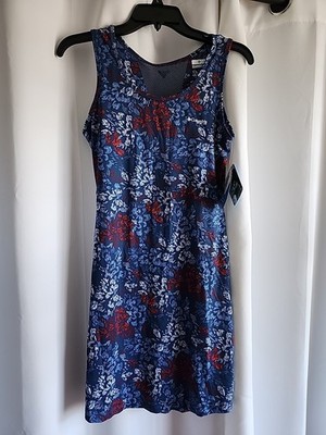 Columbia PFG Dress Omni-Freeze Omni-Wick XS NWT 4th of July Red White Blue