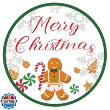 jijAcraft Merry Christmas Stickers - 120Pcs Holiday Gift Stickers