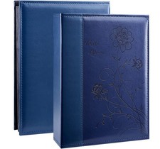 Artmag Photo Album 4x6 300 Photos, Extra Large Capacity 300 Pockets, Blue