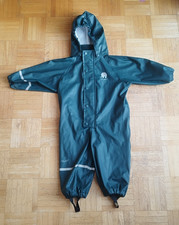 Celavi Kinder Regen-, Matsch Overall, Matschhose, Größe 80, grün
