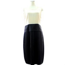 MARC BY MARC JACOBS Wool Silk Black Monotone Dress Size 8 Used