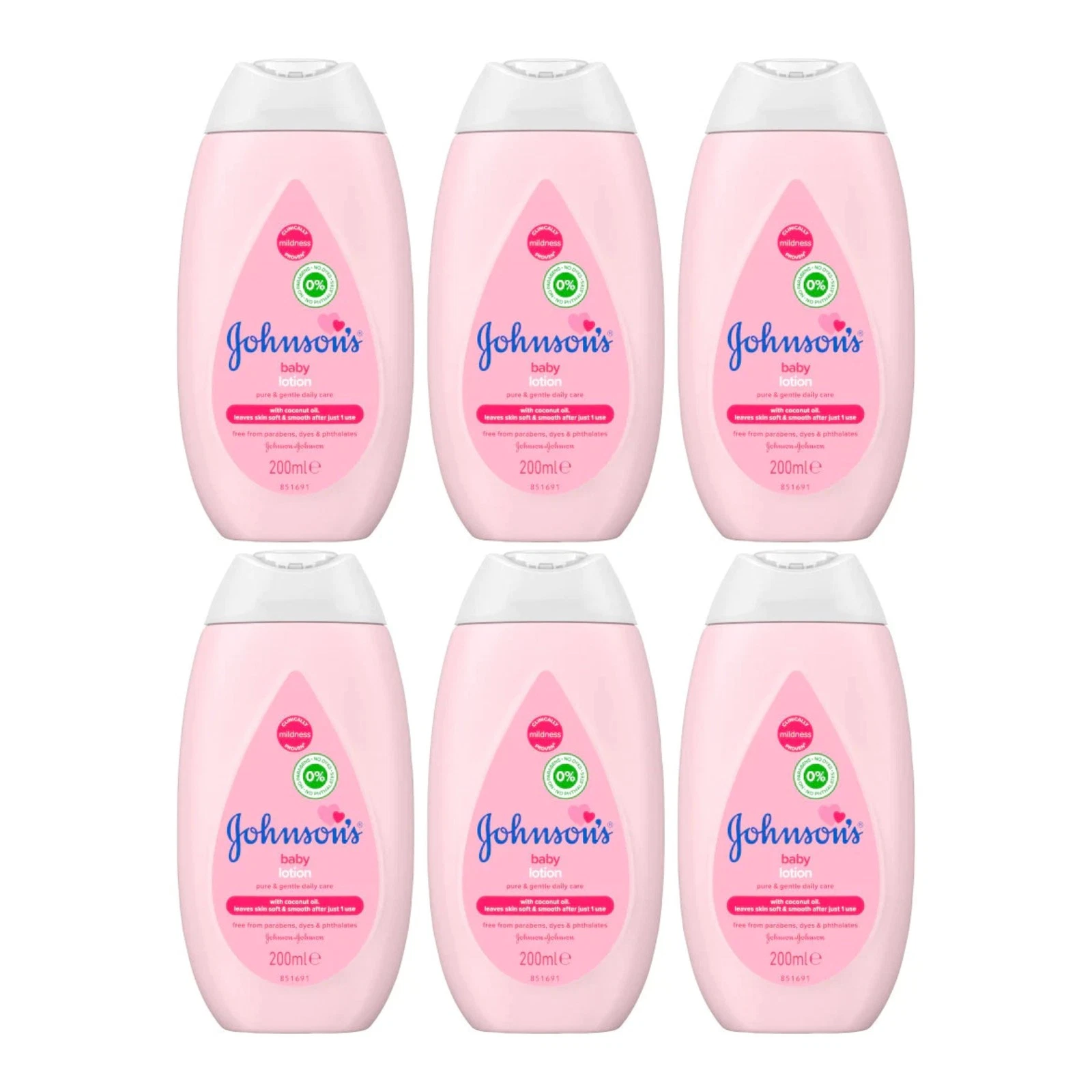 Johnson's Baby Pink Lotion, 6.8 oz (200ml) (Pack of 6)
Opens in a new window or tab