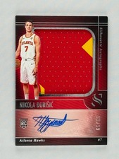 2024 Panini Silhouette Nikola Durisic Rookie Patch Auto (RPA)  #99/99 (Bookend)
