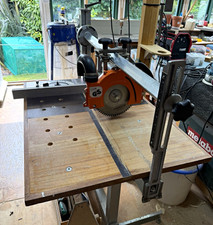 EUMENIA M 50L/300 Corded Electric Table Saw 230V Sliding Carriage & Guide