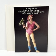 VTG 1980s California Dreamers Happy Birthday Greeting Card Old Age Funny Humor