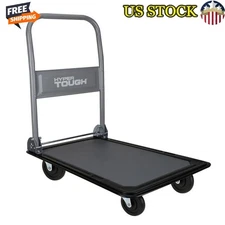 Heavy Duty Folding Utility Rolling Cart 300lb Capacity Portable Mobile Dolly New
