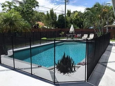 Safety Fence for Inground Pool 4’ x 24’ ft, Guards Children and Pets, UL Cert...