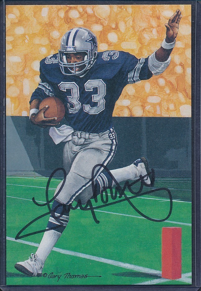 Tony Dorsett Autographed Signed 1994 Goal Line Art HOF Card Autograph Auto JSA S06597 