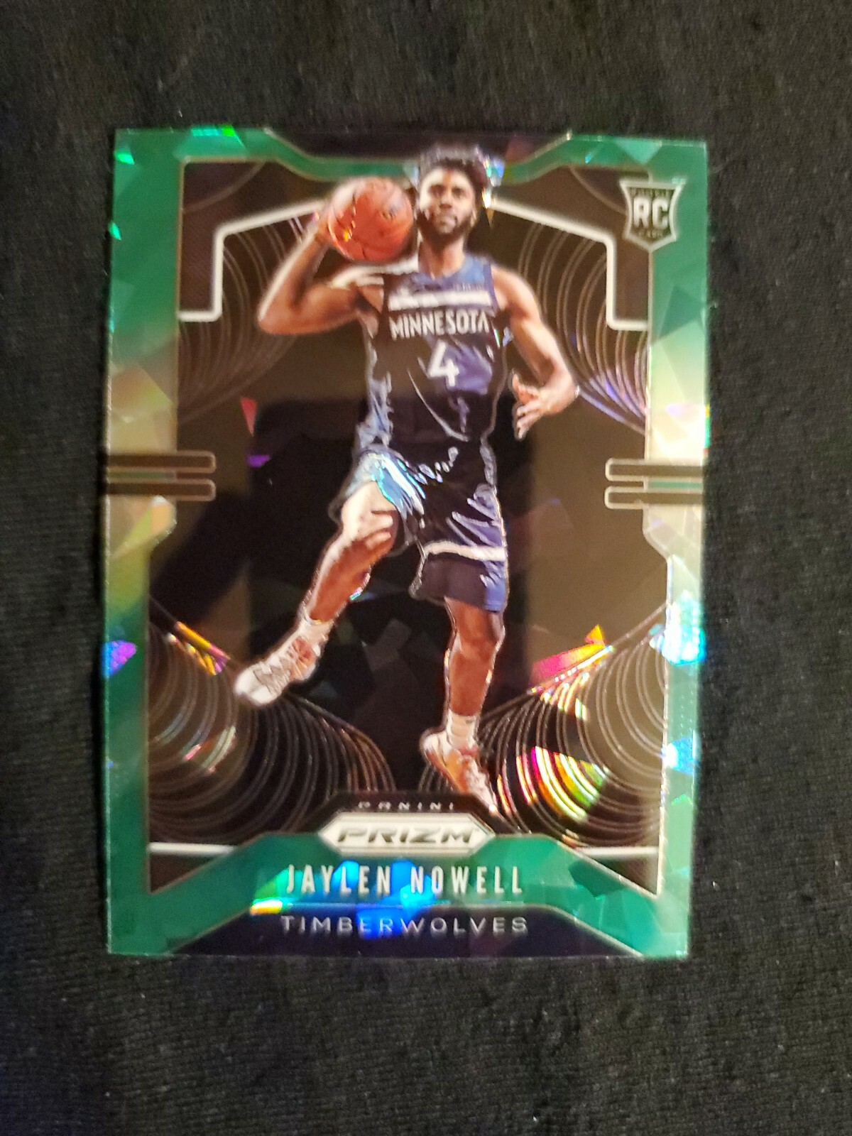 2019-20 Panini Prizm GREEN Ice JAYLEN NOWELL Timberwolves RARE INVEST