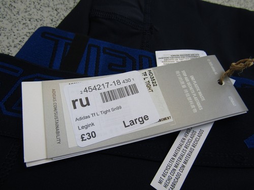 adidas TECHFIT Men's Training Long Tights Running/Fitness/ Yoga/ Gym/ Cycling - Picture 9 of 9