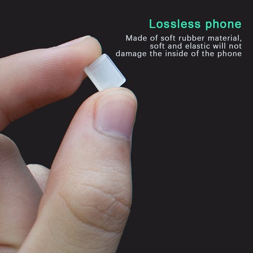 3pcs Type-C Dust Plug Phone USB Charging Port Protector Cover Anti-dust Cap _tm - Zdjęcie 4 z 14