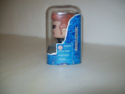Marvel Mighty Muggs Captain America #10 Figure 3 Faces New - Picture 4 of 4