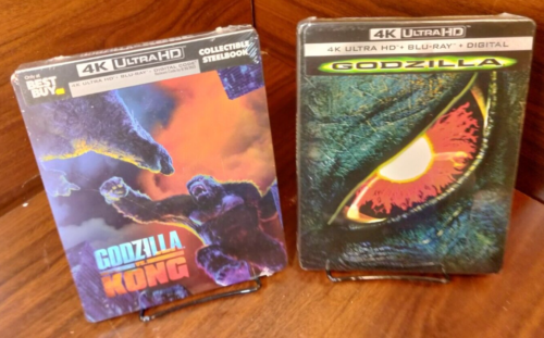 Godzilla vs Kong 4K + Godzilla 98 STEELBOOKS (4K + Blu-ray - kein Digital) - Kostenloser Versand! - Bild 1 von 12
