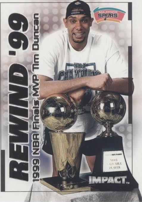 1999-00 Skybox Impact - Tim Duncan #1 RN - 1 of 2