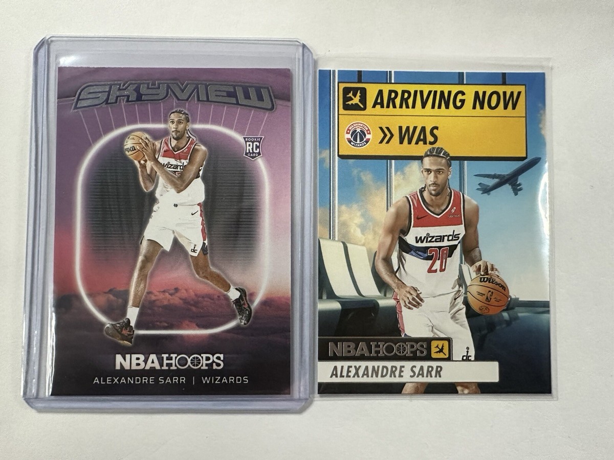 2024-25 NBA Hoops Alexandre Sarr RC Skyview #8 + Arriving Now #23