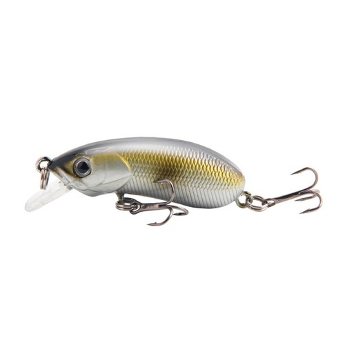10 PIEZAS Señuelos de Pesca Minnow Cebos Plástico Realistas Crankbaits Swimbait Aparejo - Imagen 12 de 13