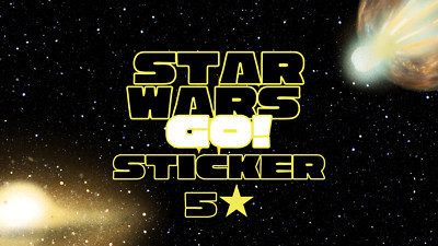 MONO_POLY_GO-STAR WARS GO ALBUMS STICKER  5  SET 15-21 (Fast Delivery) 