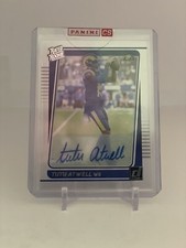 2021 Panini Clearly Donruss Rated Rookie Auto Tutu Atwell #73 Rookie Auto RC