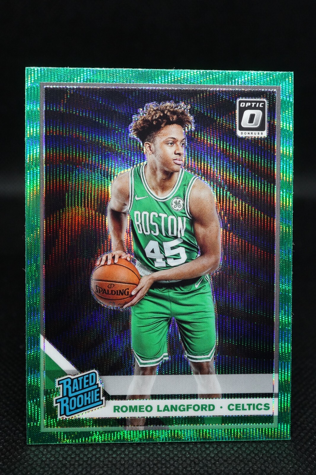 2019-20 PANINI OPTIC ROMEO LANGFORD Green Wave Prizm Rookie RC #182 COLOR MATCH