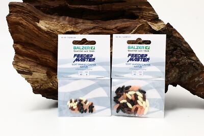 Balzer Feedermaster Soft Caster Maden Pinkies Natur 6mm 11mm auftreibend NEW