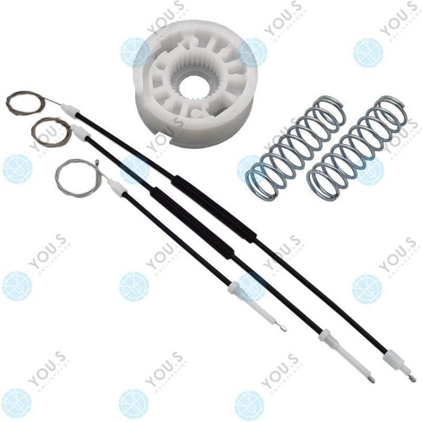 FüR Mercedes E-KLASSE W211 Fensterheber Reparaturset Seilzug - Vorne Links-image