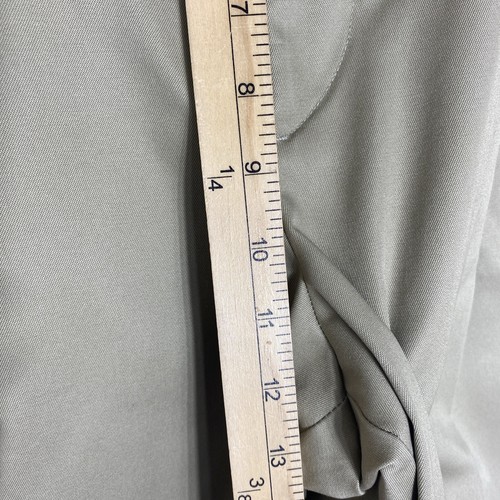 Pantalone elegante uomo Dockers D3 vestibilità classica marrone cachi piatto davanti misto cotone 40x30 - Foto 4 di 8