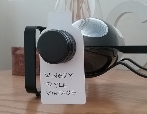 Wine collection storage tags, 100 Vin Tags, BLANK DESIGN, 2 packs of 50 tags. - Picture 4 of 11