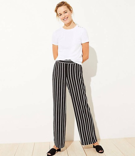 Loft Striped Fluid Pull On Women's 