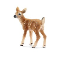 Schleich 14711 WeißWedelkalb, Wildtiere, Wild Life, Spielfigur, Wald