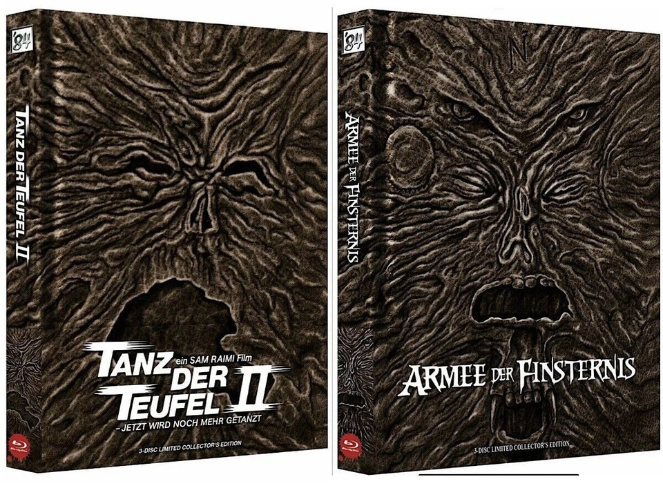 2 Mediabook Tanz der Teufel 2 4K UHD + 3 Armee der Finsternis - wattiert NEU