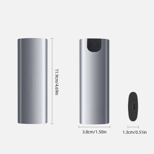 M.2 Mobile Harddisk Enclosure Aluminum Alloy HDD Box for 2230/2242/2260/2280 SSD - Afbeelding 17 van 21