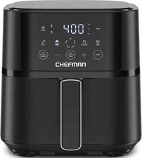 Chefman Air Fryer – 4 QT Compact Airfryer for Quick & Easy 4 Quart, Black