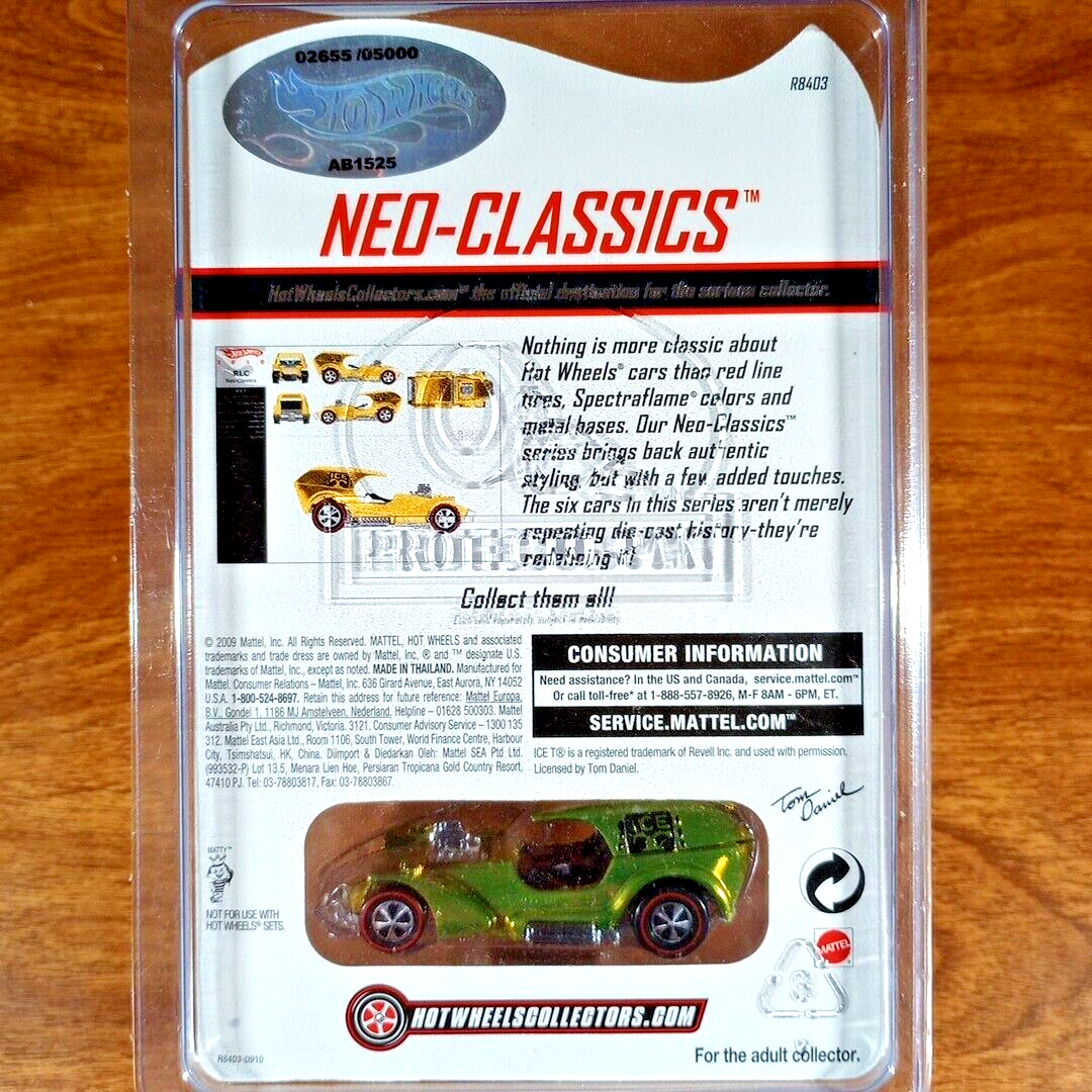 Hot Wheels RLC Neo-Classics Ice T 2655/5000 Yellow Series 9