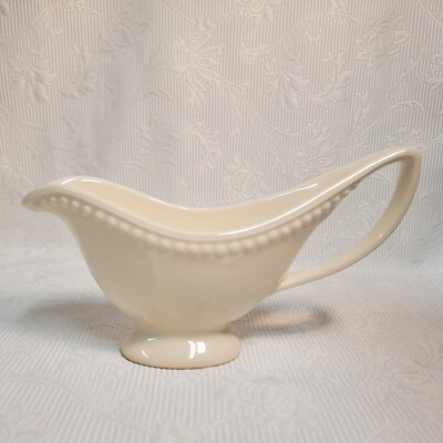 10 Strawberry Street Venice Off White Gravy Boat - Excellent Condition