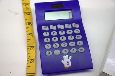 Hamburger Helper Lefty Mascot Promo calculator memorabilia 2008 General mills