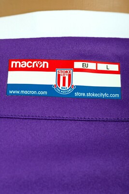 Maillot Domicile Stoke City – Saison 2018-2019 – Macron – Taille XL – Homme (Rouge Et Blanc)