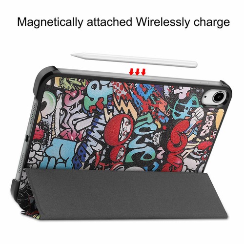Folio Smart Cover Tri-Fold Leather Stand Case Cover For Apple iPad mini 6 A17Pro - Picture 90 of 148