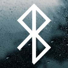 Peace Bindrune Vinyl Decal | Viking Celtic Symbol Bind Rune | Die Cut Sticker