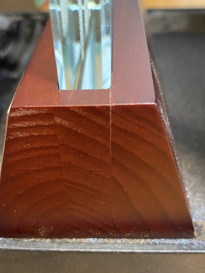 Playoff Absolute Memorabilia Ernie Banks 2003 autógrafo vidrio/parche 8/10 Foto 4 de 4