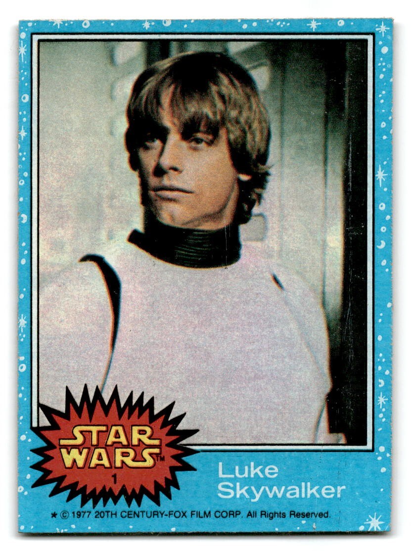 1977 Star Wars Series 1 Blue * & ** You Choose Complete Your Set #1-66 EX/MT NM