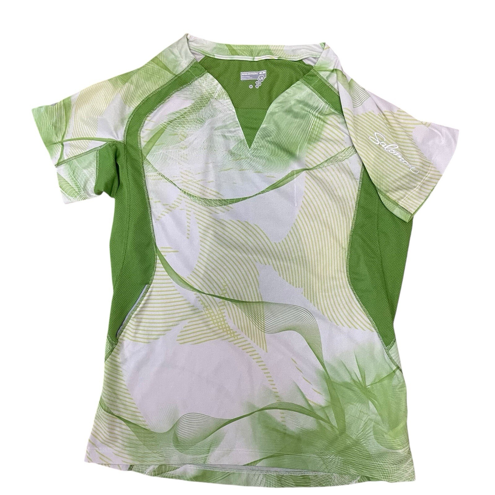 Camicia Salomon Acti Lite maglia ciclismo outdoor donna taglia large verde