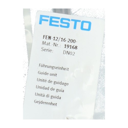 Festo FEN-12/16-200 Guide unit New NFP Sealed - Picture 2 of 7