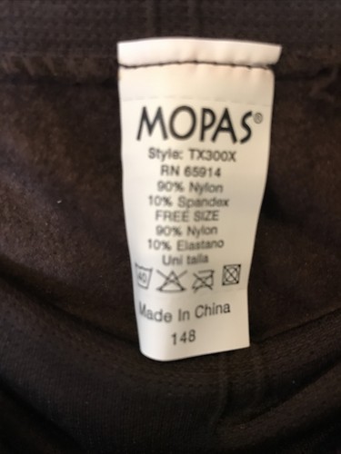 Leggings forrados de lana Mopas talla única marrón grande (APO-173) - Imagen 5 de 5