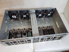 8 GPU Miner Metal Rig Case Frame Box For Mining ETHASH BTC65 NVIDIA AMD Card