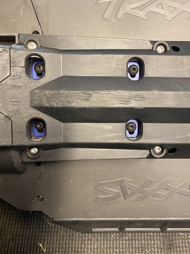 Traxxas Tra7759 Blue Aluminum Motor Mount Washers (4) Screws for