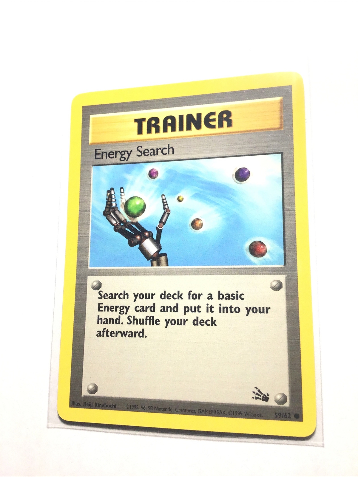 ENERGY SEARCH - 59/62 - Fossil - Pokemon Card - NM