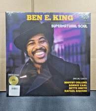 BEN E KING SUPERNATURAL SOUL  NEW LP 2022  LIMITED ED GOLD BOOTSY COLLINS