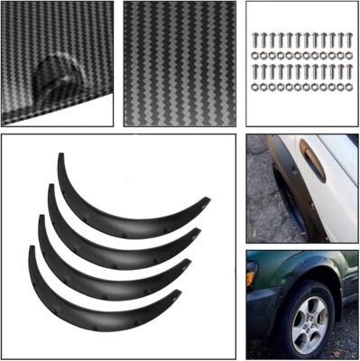 For Suzuki Samurai JL JA JX Carbon Car Fender Flare Flexible Wide