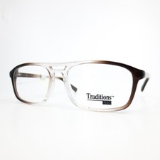 Traditions T30 COL20 GRYFDE Gray Fade Rectangular Eyeglasses 55[]17 145 mm